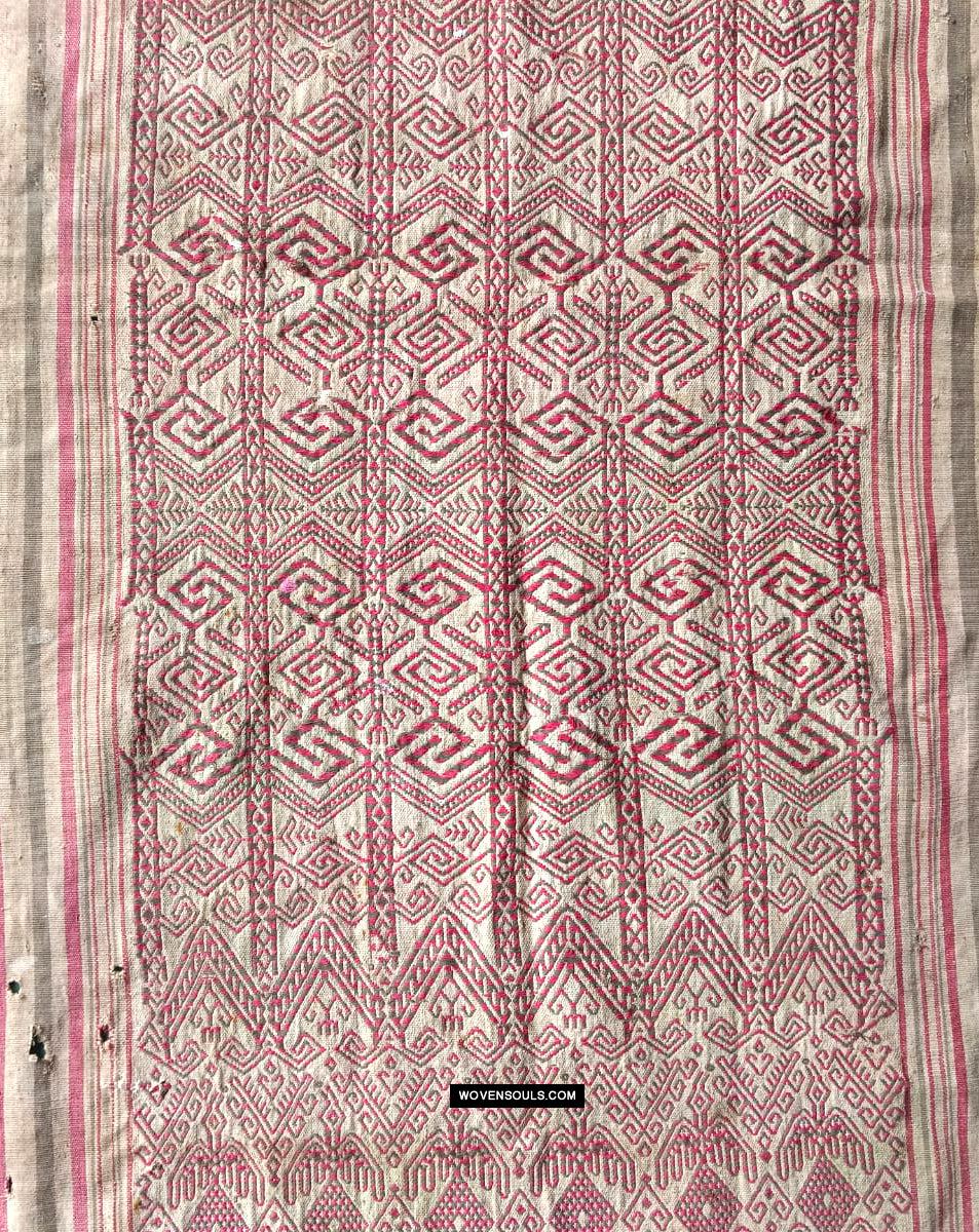 1810 Antique Dayak Pua Pilih Kantuk Textile Borneo-WOVENSOULS Antique Textiles & Art Gallery