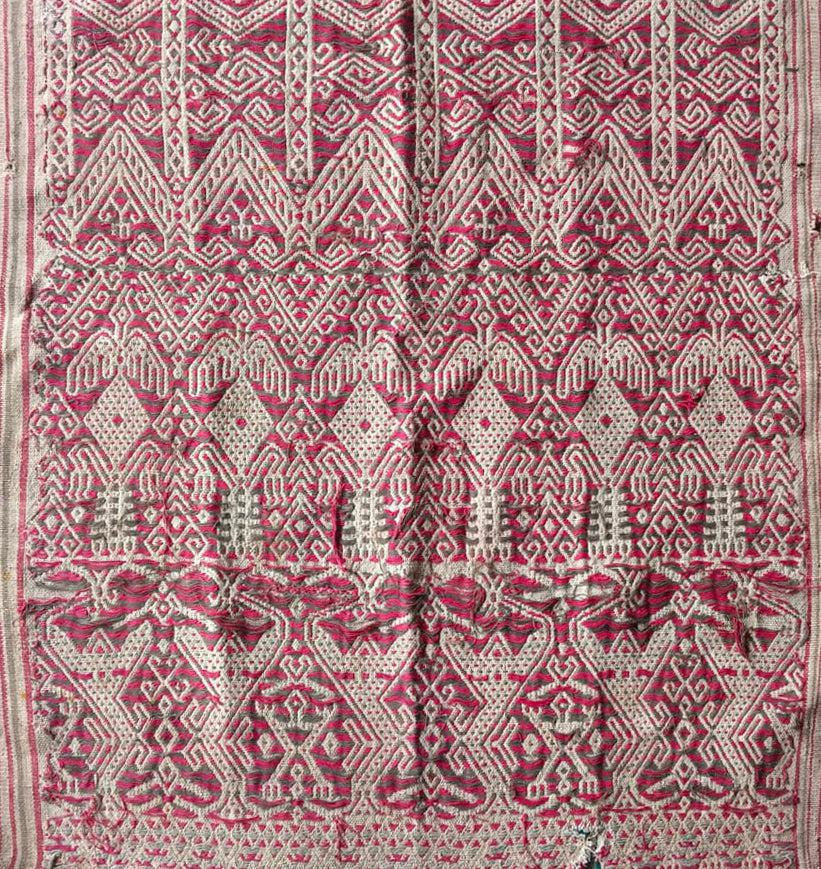 1810 Antique Dayak Pua Pilih Kantuk Textile Borneo-WOVENSOULS Antique Textiles & Art Gallery