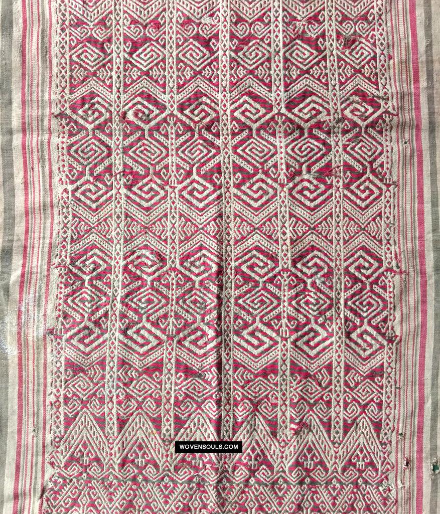 1810 Antique Dayak Pua Pilih Kantuk Textile Borneo-WOVENSOULS Antique Textiles & Art Gallery