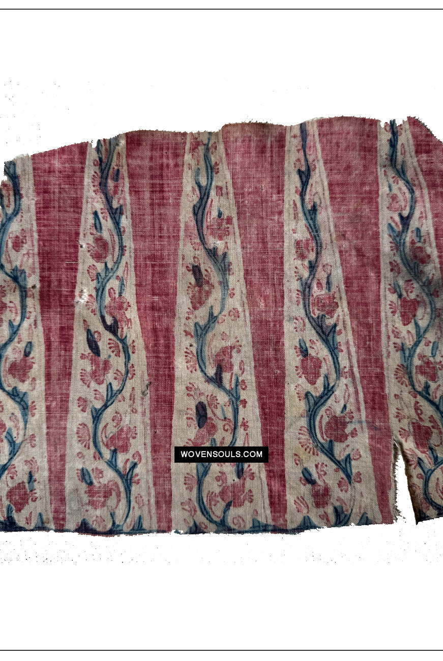 1912 Antique Indian Trade Textile Toraja Fine Fragment