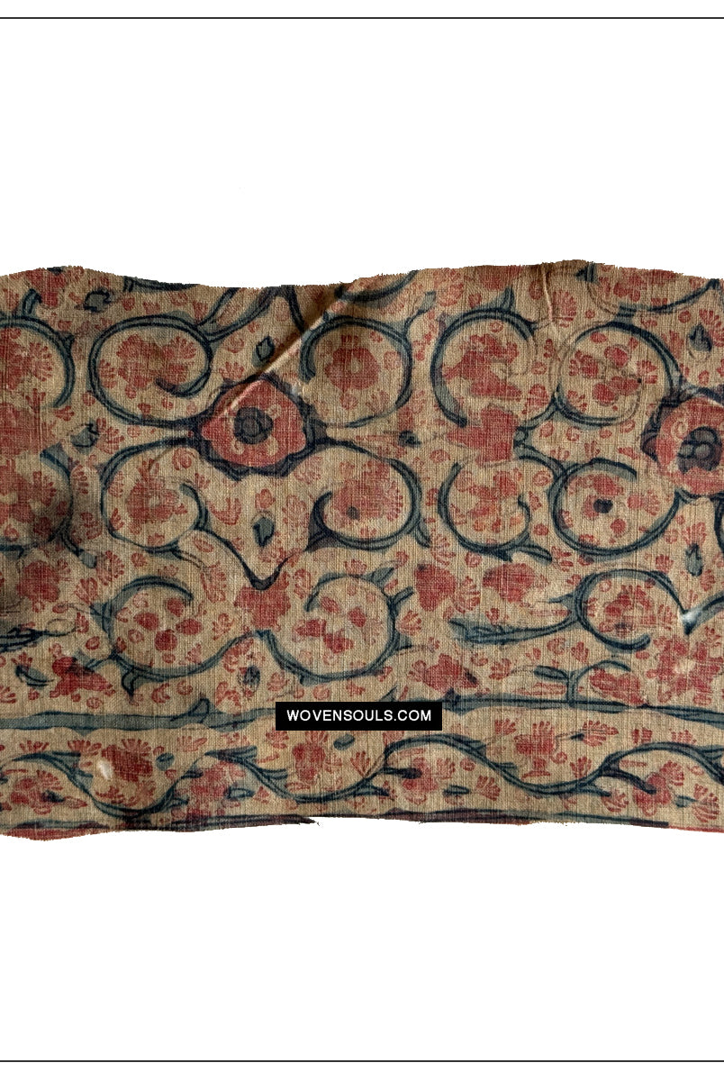1913 Antique Indian Trade Textile Toraja Fine Fragment