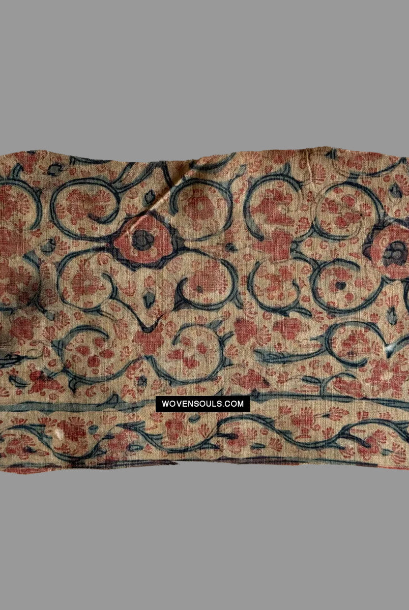 1913 Antique Indian Trade Textile Toraja Fine Fragment