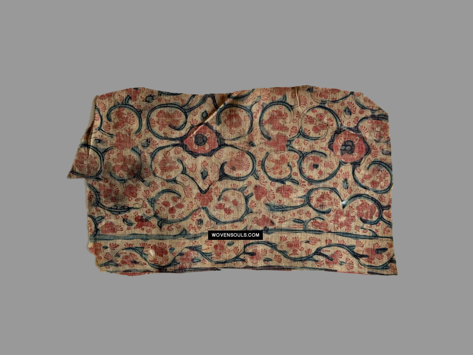 1913 Antique Indian Trade Textile Toraja Fine Fragment