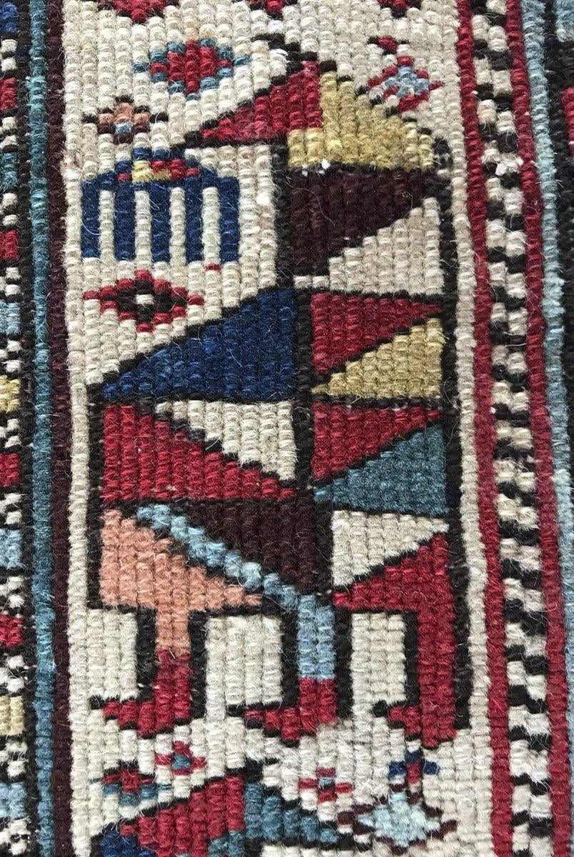 110 Antique Shirvan Prayer Rug Wall Art - Gallery-2-WOVENSOULS-Antique-Vintage-Textiles-Art-Decor