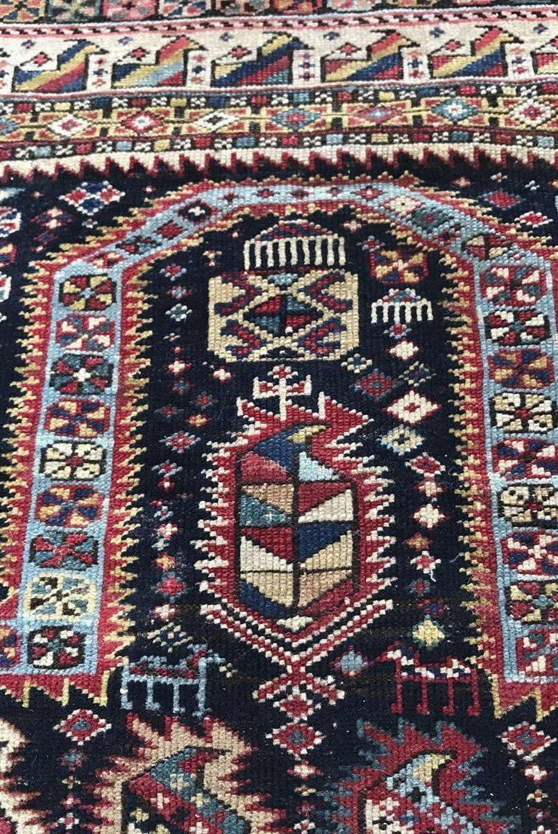 110 Antique Shirvan Prayer Rug Wall Art - Gallery-2-WOVENSOULS-Antique-Vintage-Textiles-Art-Decor