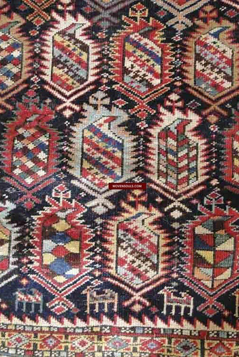 110 Antique Shirvan Prayer Rug Wall Art - Gallery-2-WOVENSOULS-Antique-Vintage-Textiles-Art-Decor