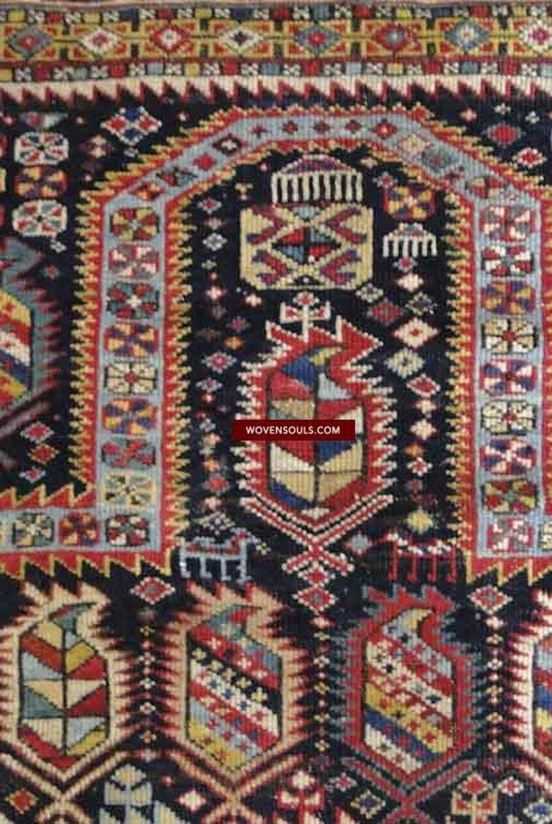 110 Antique Shirvan Prayer Rug Wall Art - Gallery-2-WOVENSOULS-Antique-Vintage-Textiles-Art-Decor