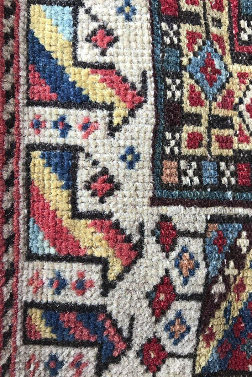 110 Antique Shirvan Prayer Rug Wall Art - Gallery-2-WOVENSOULS-Antique-Vintage-Textiles-Art-Decor