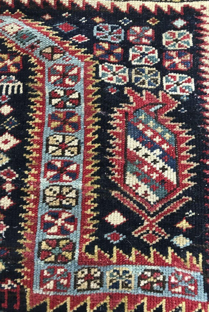 110 Antique Shirvan Prayer Rug Wall Art - Gallery-2-WOVENSOULS-Antique-Vintage-Textiles-Art-Decor