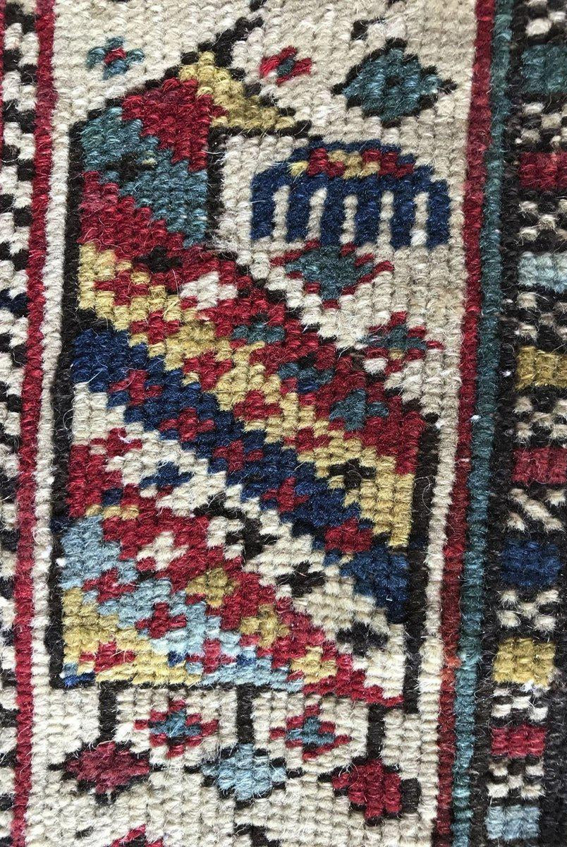 110 Antique Shirvan Prayer Rug Wall Art - Gallery-2-WOVENSOULS-Antique-Vintage-Textiles-Art-Decor