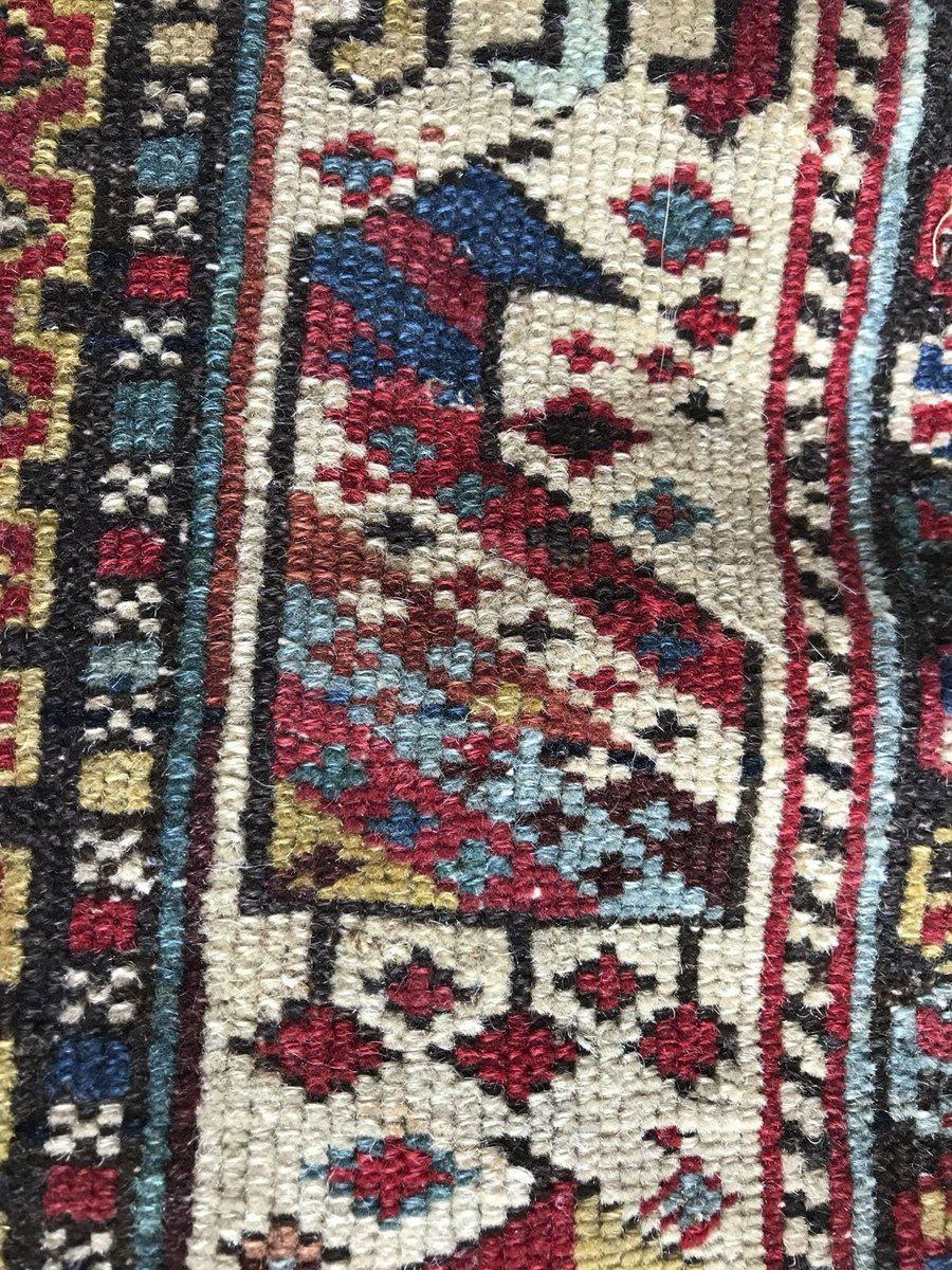 110 Antique Shirvan Prayer Rug Wall Art - Gallery-2-WOVENSOULS-Antique-Vintage-Textiles-Art-Decor