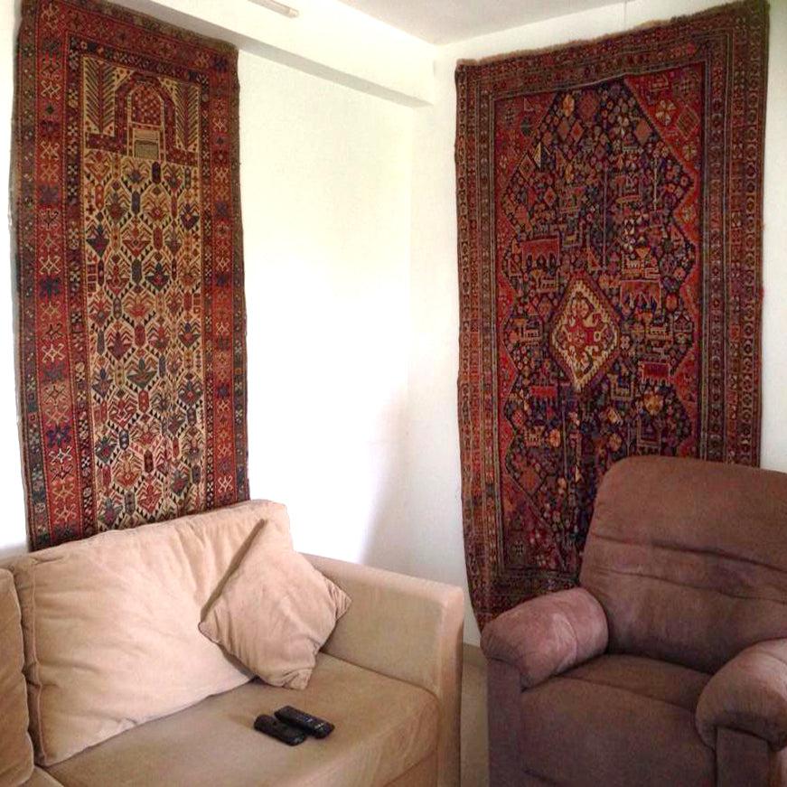 111 White Field Shirvan Prayer Rug - Gallery-2-WOVENSOULS Antique Textiles & Art Gallery