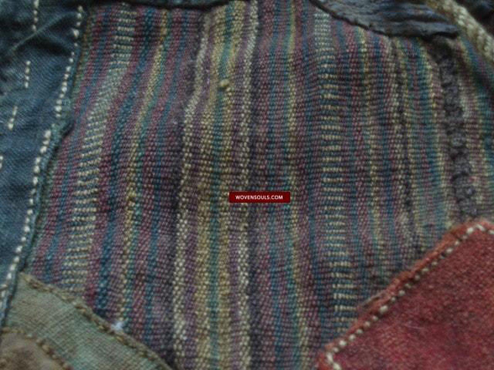 127 SOLD Tibetan Nomad's Double Salt Bag - Chanthang-WOVENSOULS-Antique-Vintage-Textiles-Art-Decor