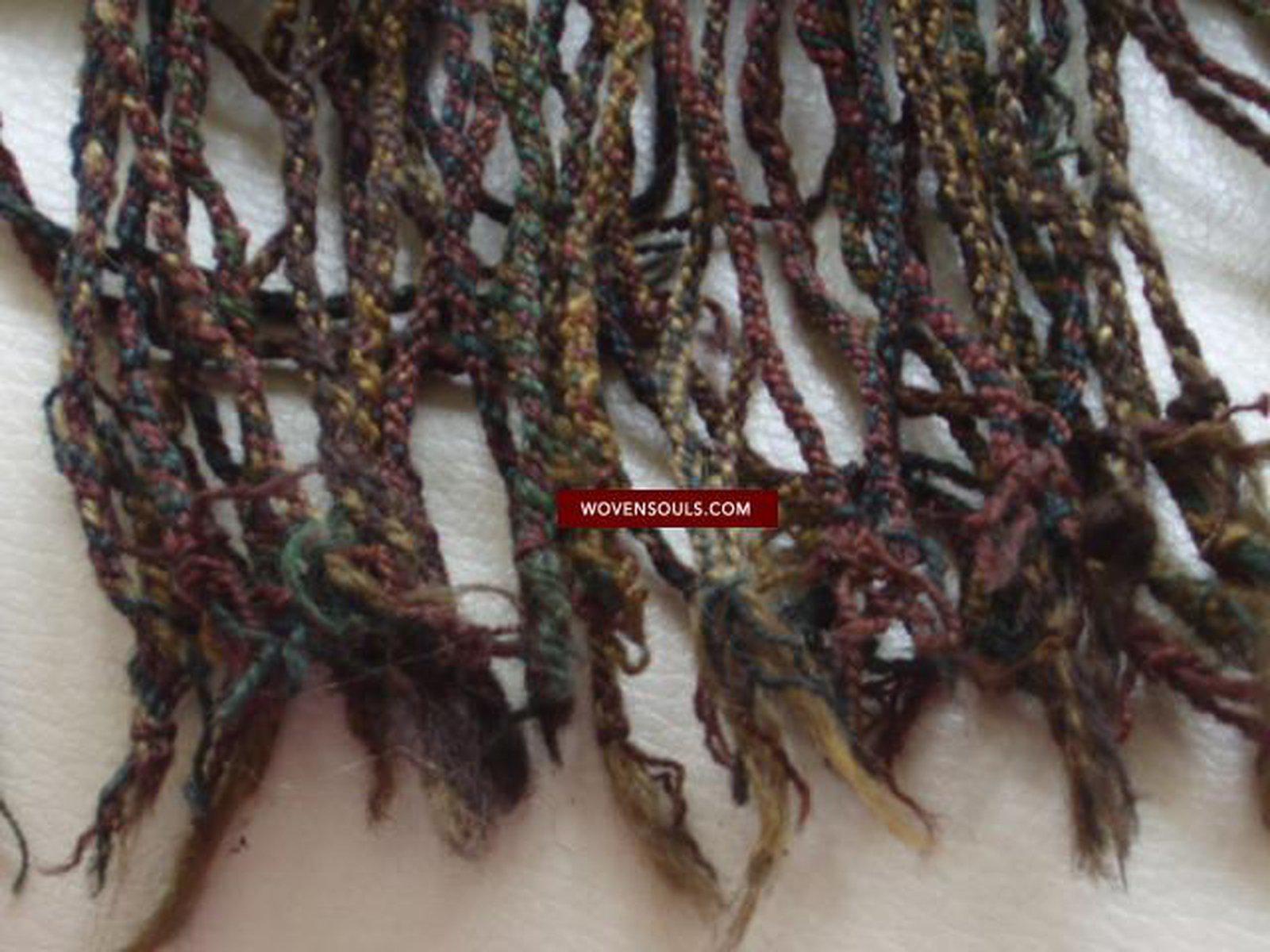 127 SOLD Tibetan Nomad's Double Salt Bag - Chanthang-WOVENSOULS-Antique-Vintage-Textiles-Art-Decor