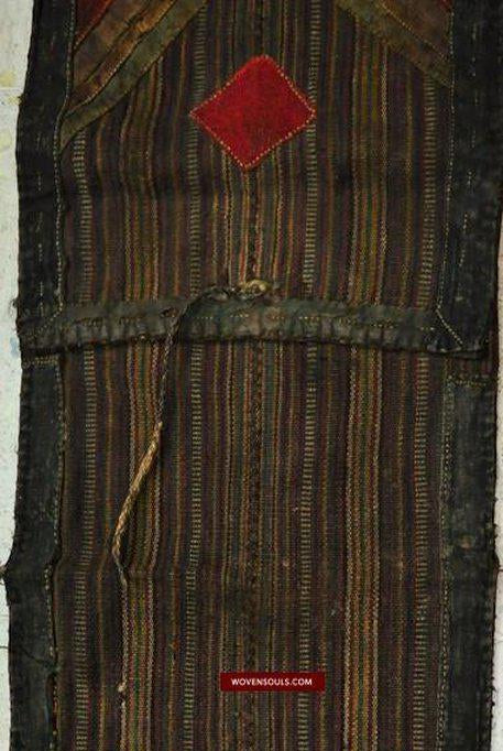 127 SOLD Tibetan Nomad's Double Salt Bag - Chanthang-WOVENSOULS-Antique-Vintage-Textiles-Art-Decor