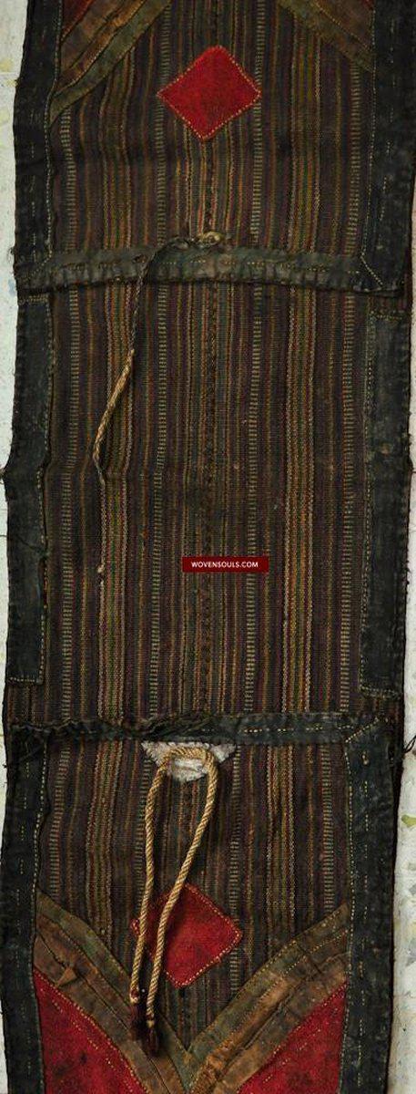 127 SOLD Tibetan Nomad's Double Salt Bag - Chanthang-WOVENSOULS-Antique-Vintage-Textiles-Art-Decor