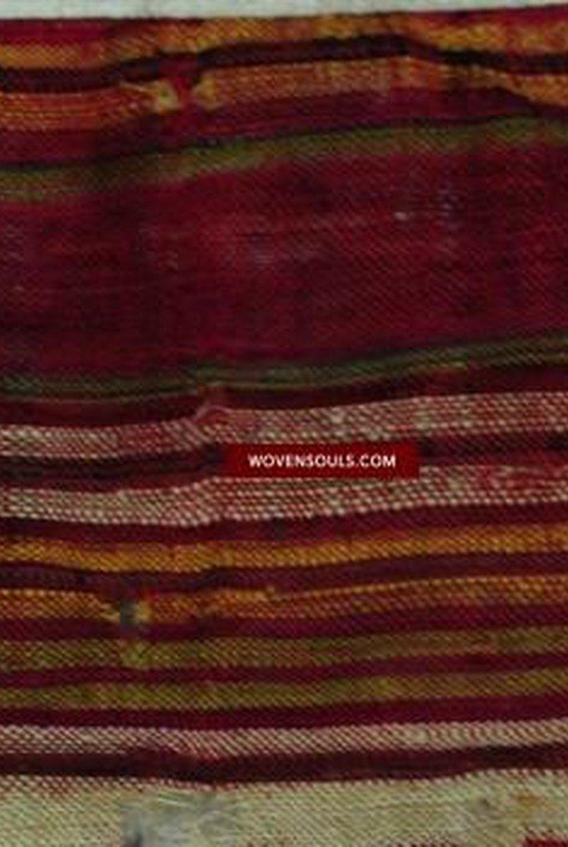 137 VERKAUFT Altes Webererbstück Patan Patola Doppel-Ikat-Sari-Fragment - A-WOVENSOULS-Antike-Vintage-Textilien-Kunst-Dekor