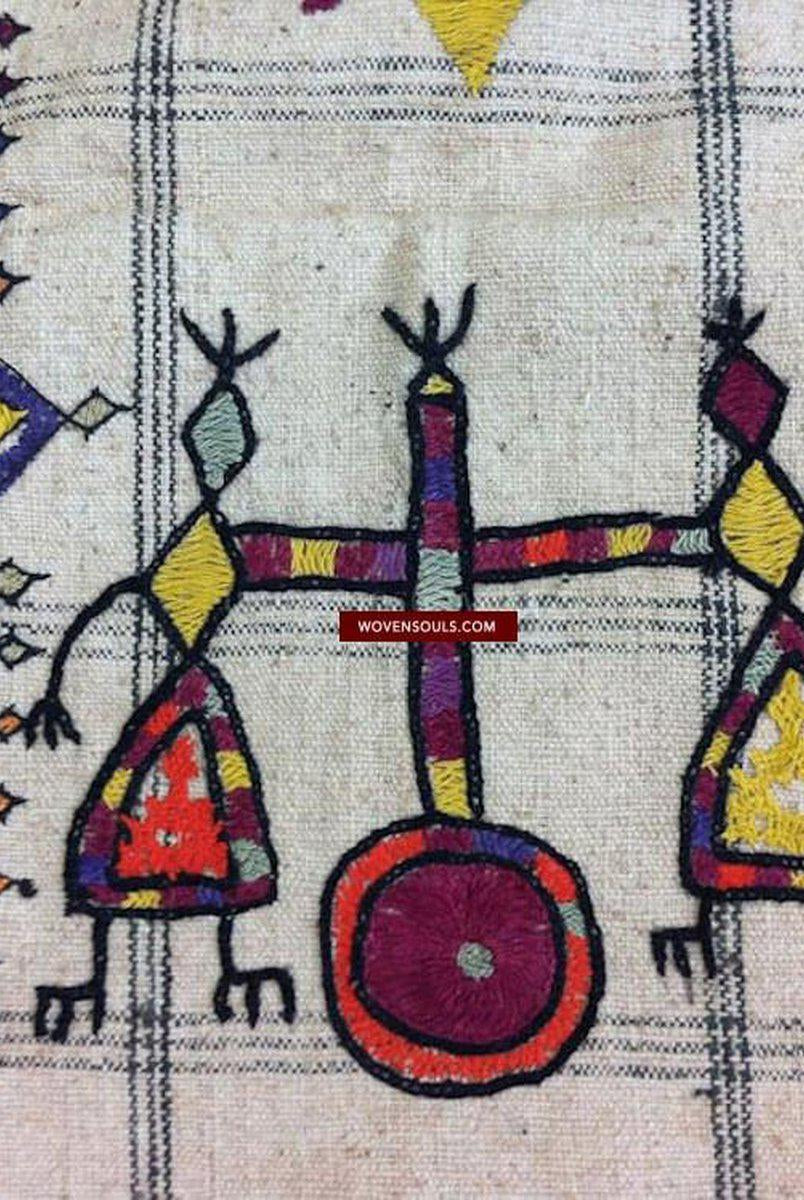 149 Off White Dhaniyo Plain Girls - SOLD-WOVENSOULS-Antique-Vintage-Textiles-Art-Decor