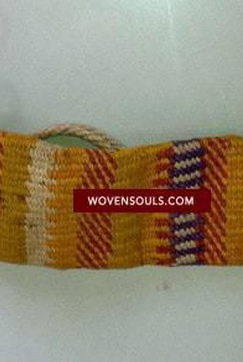 154 Vintage Handwoven Textile - Nomadic Coin Belt-WOVENSOULS-Antique-Vintage-Textiles-Art-Decor