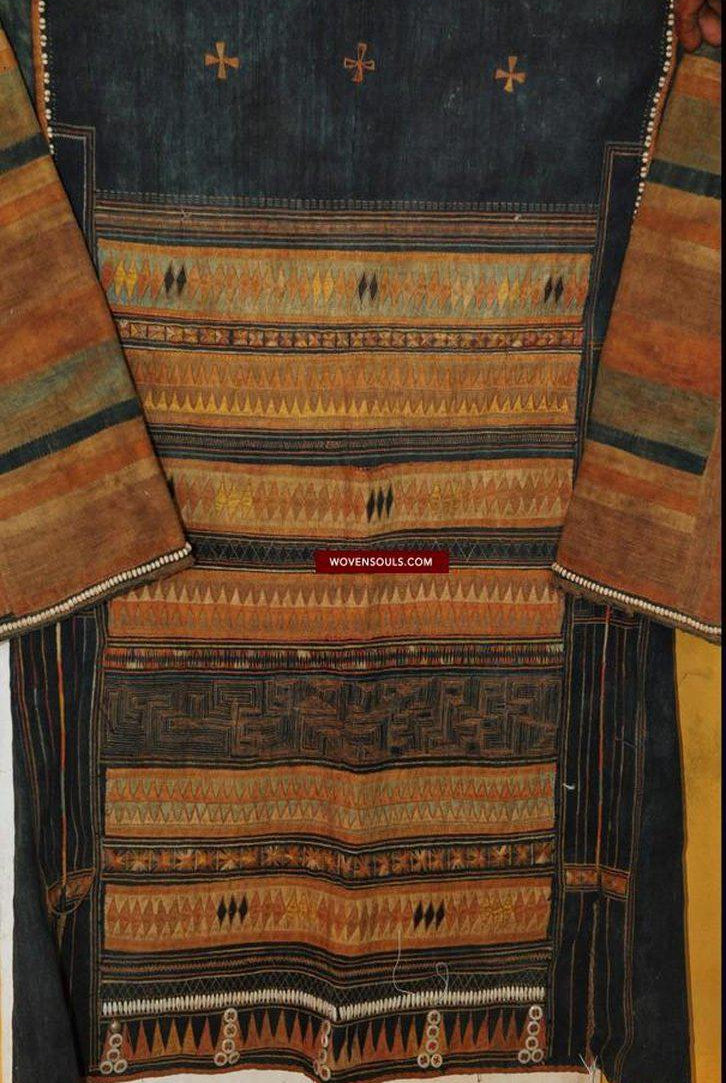 162 SOLD Akha Tunic-WOVENSOULS-Antique-Vintage-Textiles-Art-Decor
