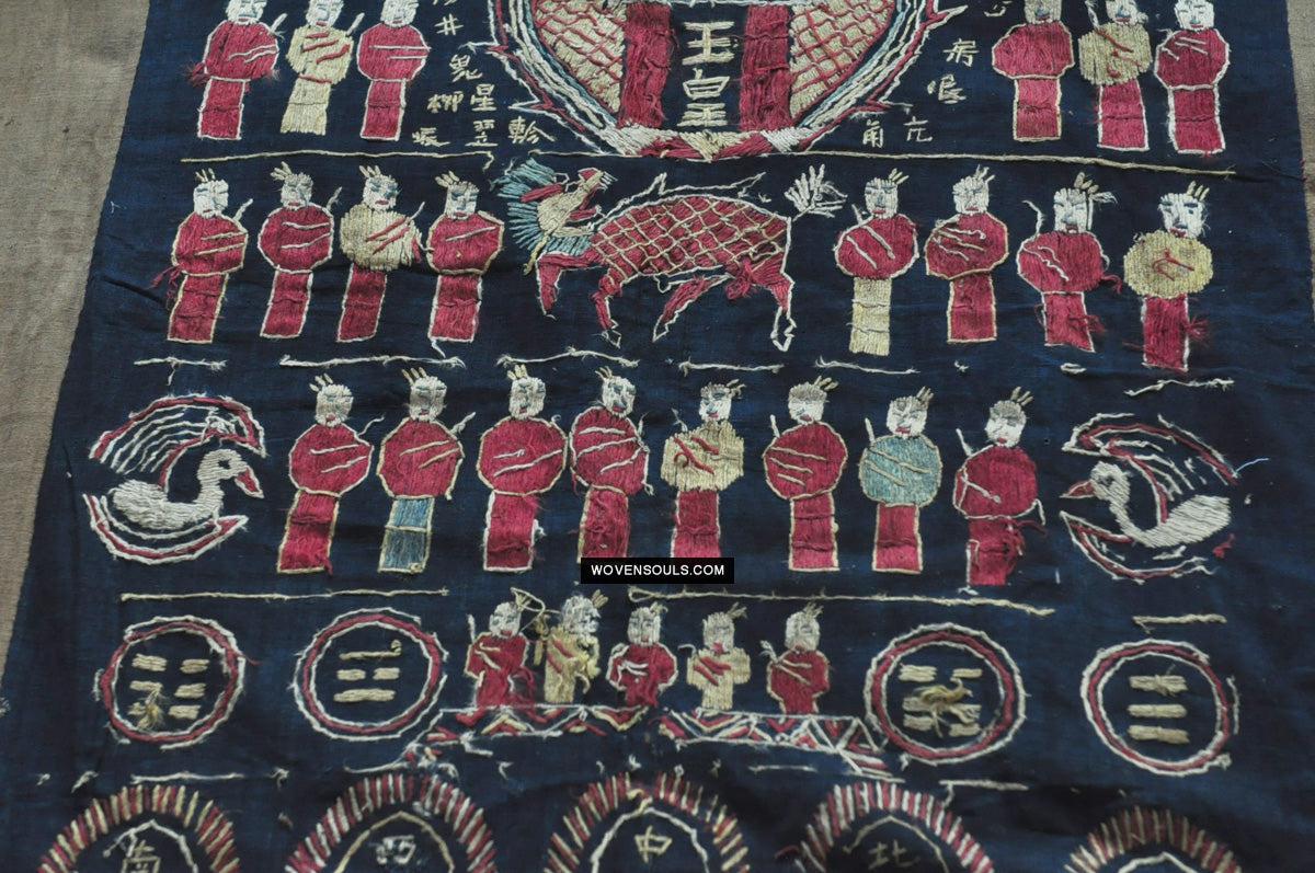 167 Antique Yao Shaman Robe-WOVENSOULS Antique Textiles & Art Gallery