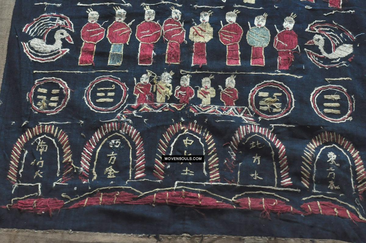 167 Antique Yao Shaman Robe-WOVENSOULS Antique Textiles & Art Gallery