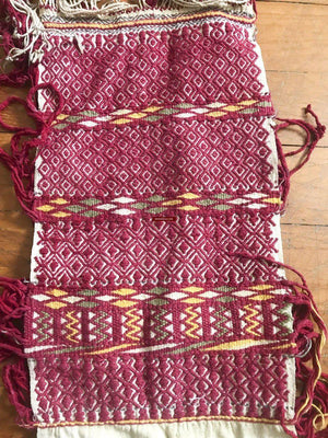168 Antique Hilltribe Tribal Textile Head / Shoulder Cloth-WOVENSOULS-Antique-Vintage-Textiles-Art-Decor