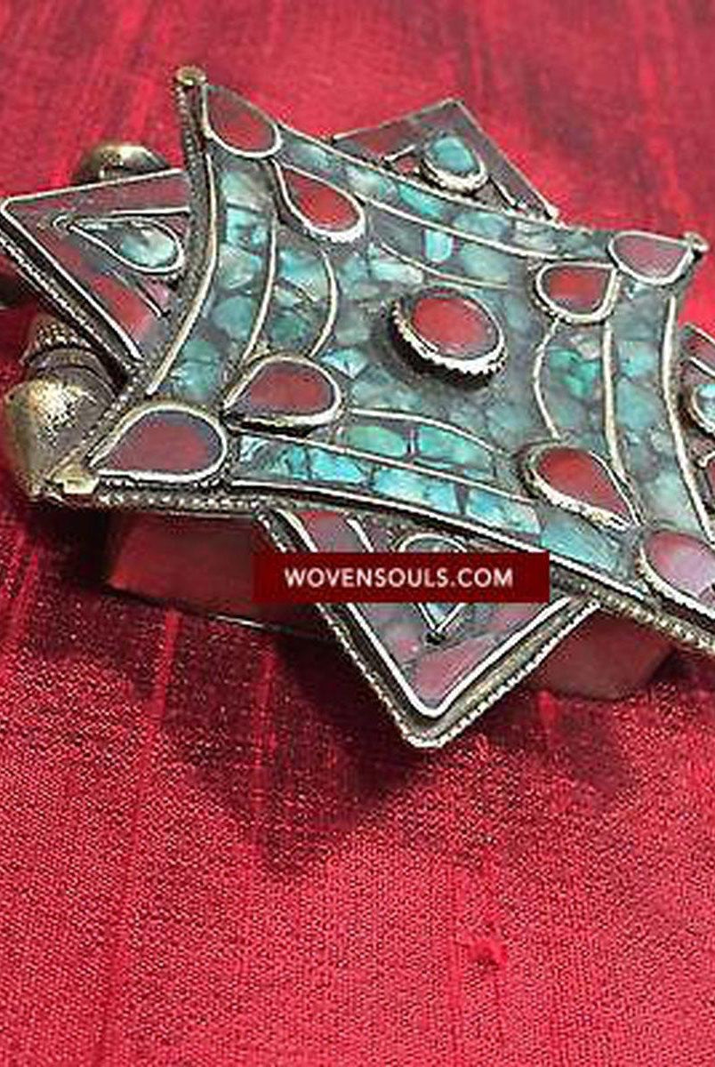 170 Large Old Tibetan Buddhist Silver Ghau-WOVENSOULS-Antique-Vintage-Textiles-Art-Decor