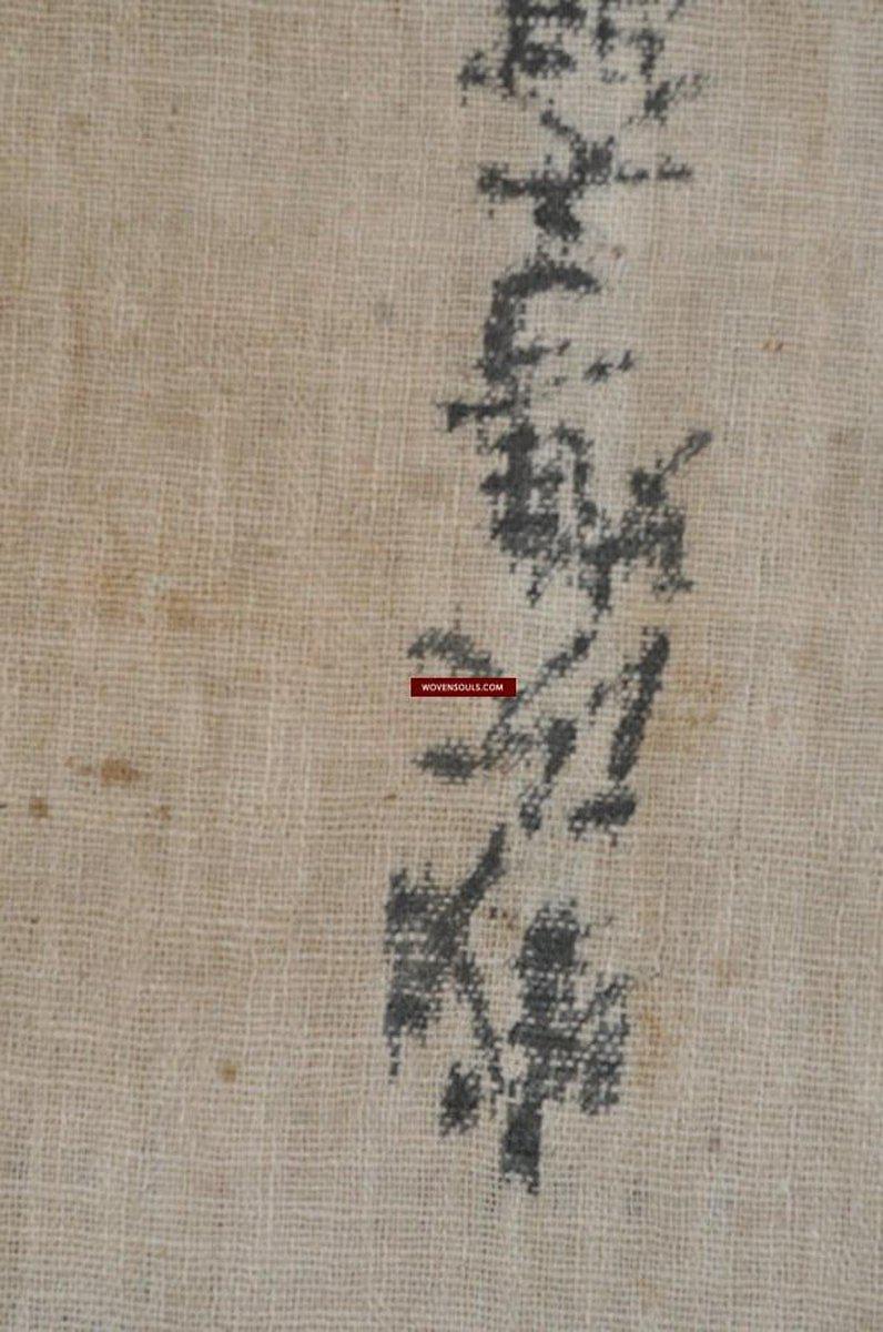 171 Antique Hilltribe Shaman Shoulder Cloth - Textile Art-WOVENSOULS-Antique-Vintage-Textiles-Art-Decor