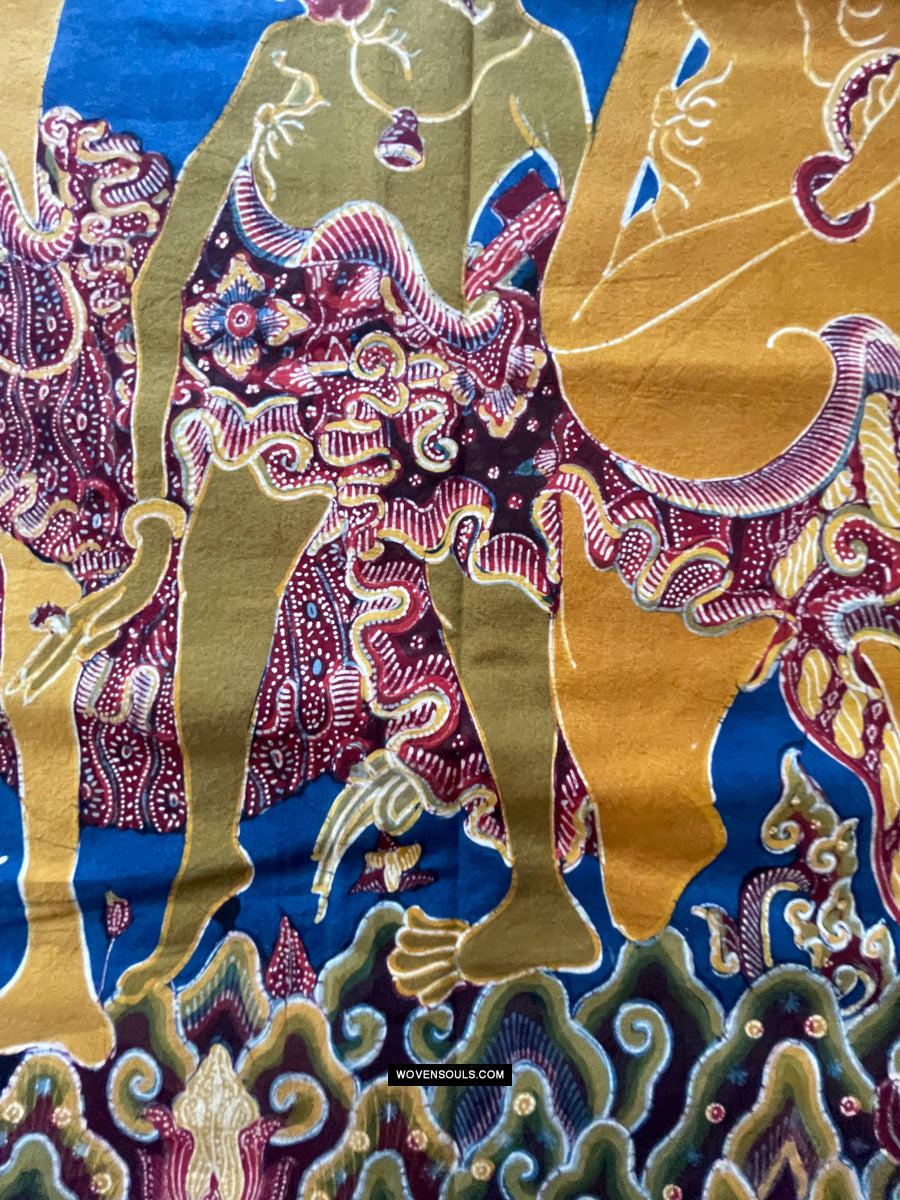 1762 Indonesian Art Wayang Batik Tulis