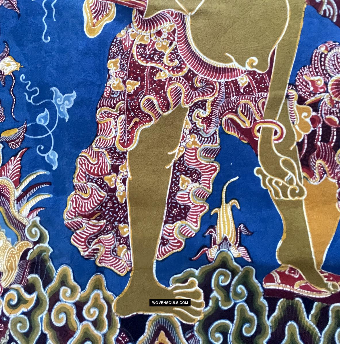 1762 Indonesian Art Wayang Batik Tulis