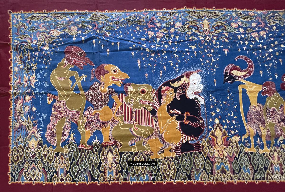 1762 Indonesian Art Wayang Batik Tulis