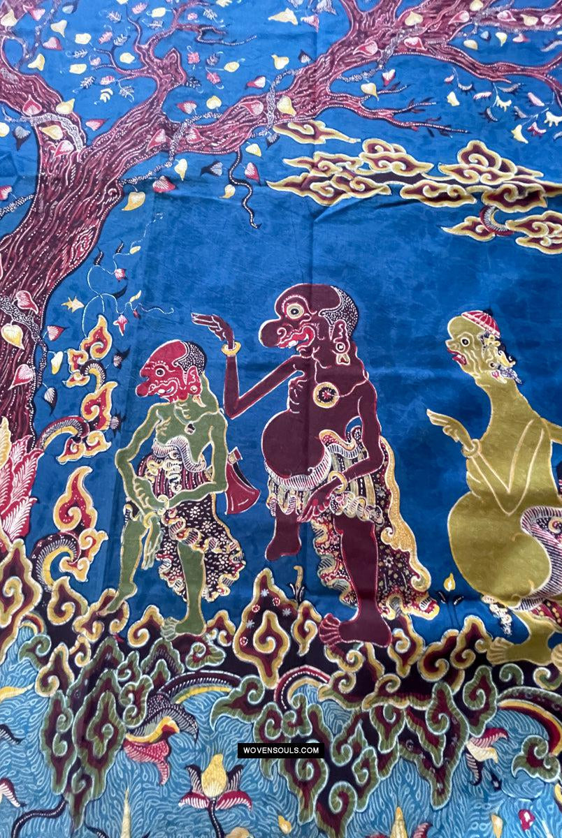 1763 Indonesische Art Wayang Batik Tulis