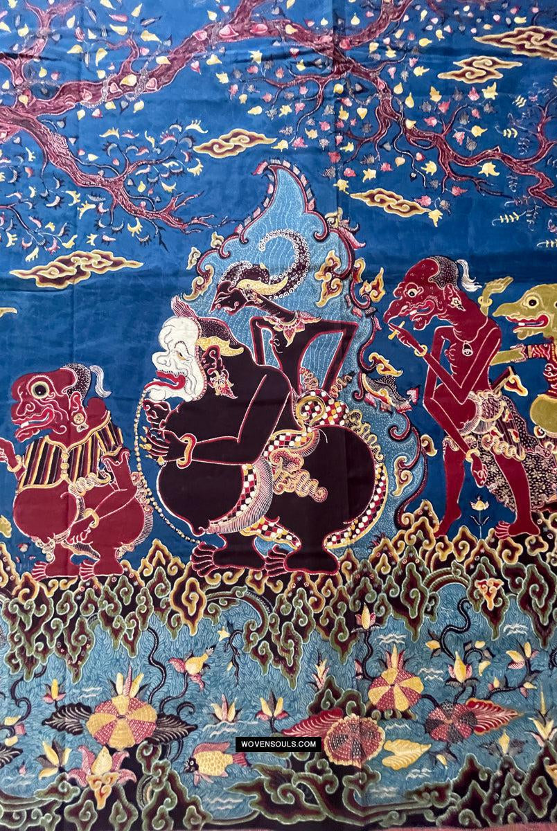 1763 Indonesian Art Wayang Batik Tulis