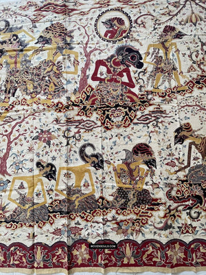 1764 Indonesian Art Wayang Batik Tulis