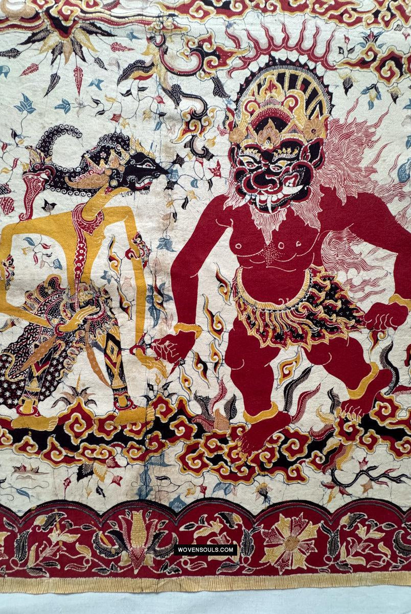 1764 Indonesian Art Wayang Batik Tulis