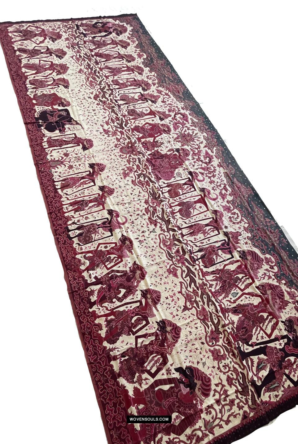 1766 Cirebon Wayang Batik Tulis Indonesische Hindu-Kunst Mahabharat