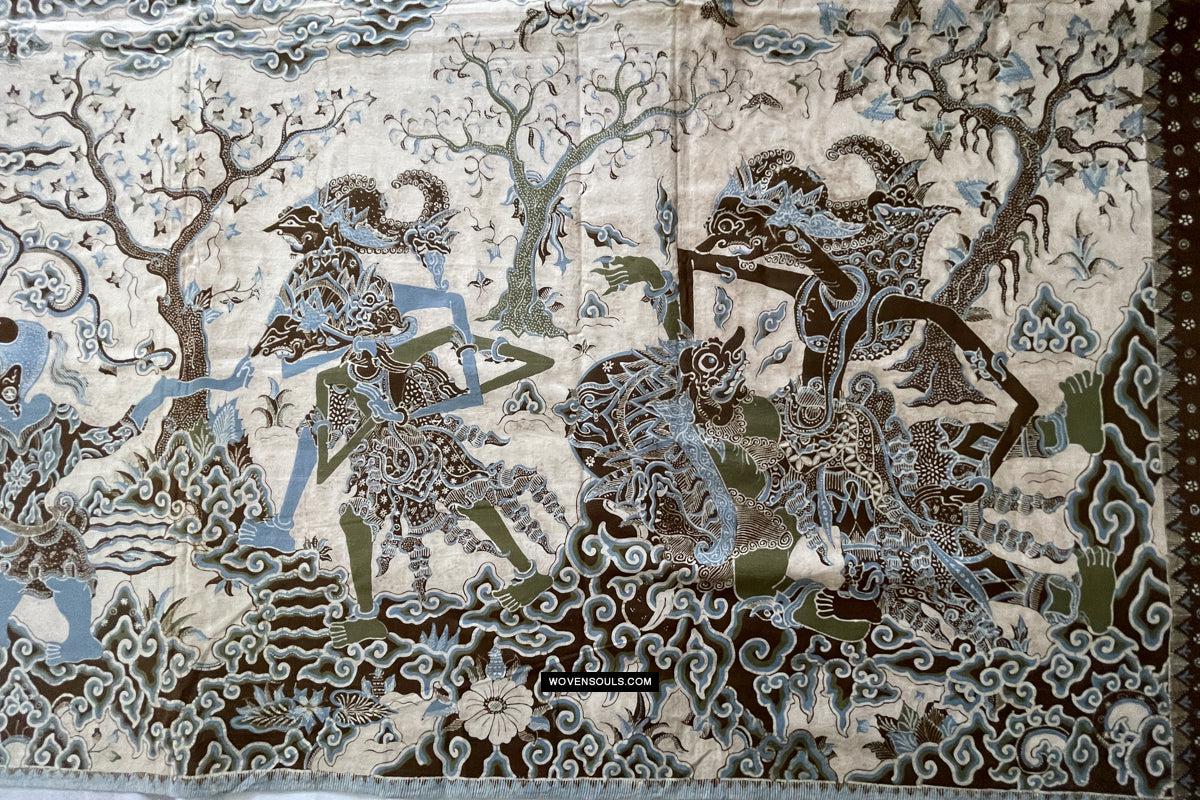 1767 Indonesian Art Wayang Batik Tulis