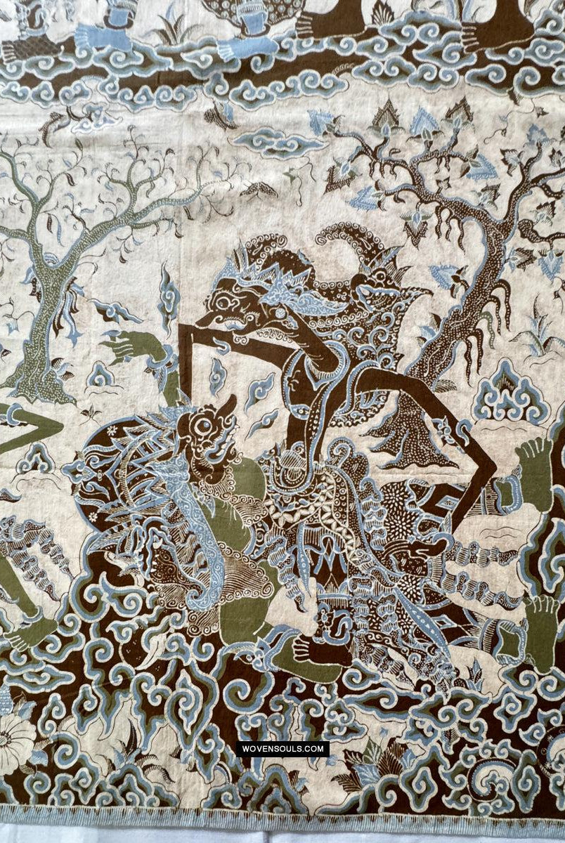 1767 Indonesische Art Wayang Batik Tulis