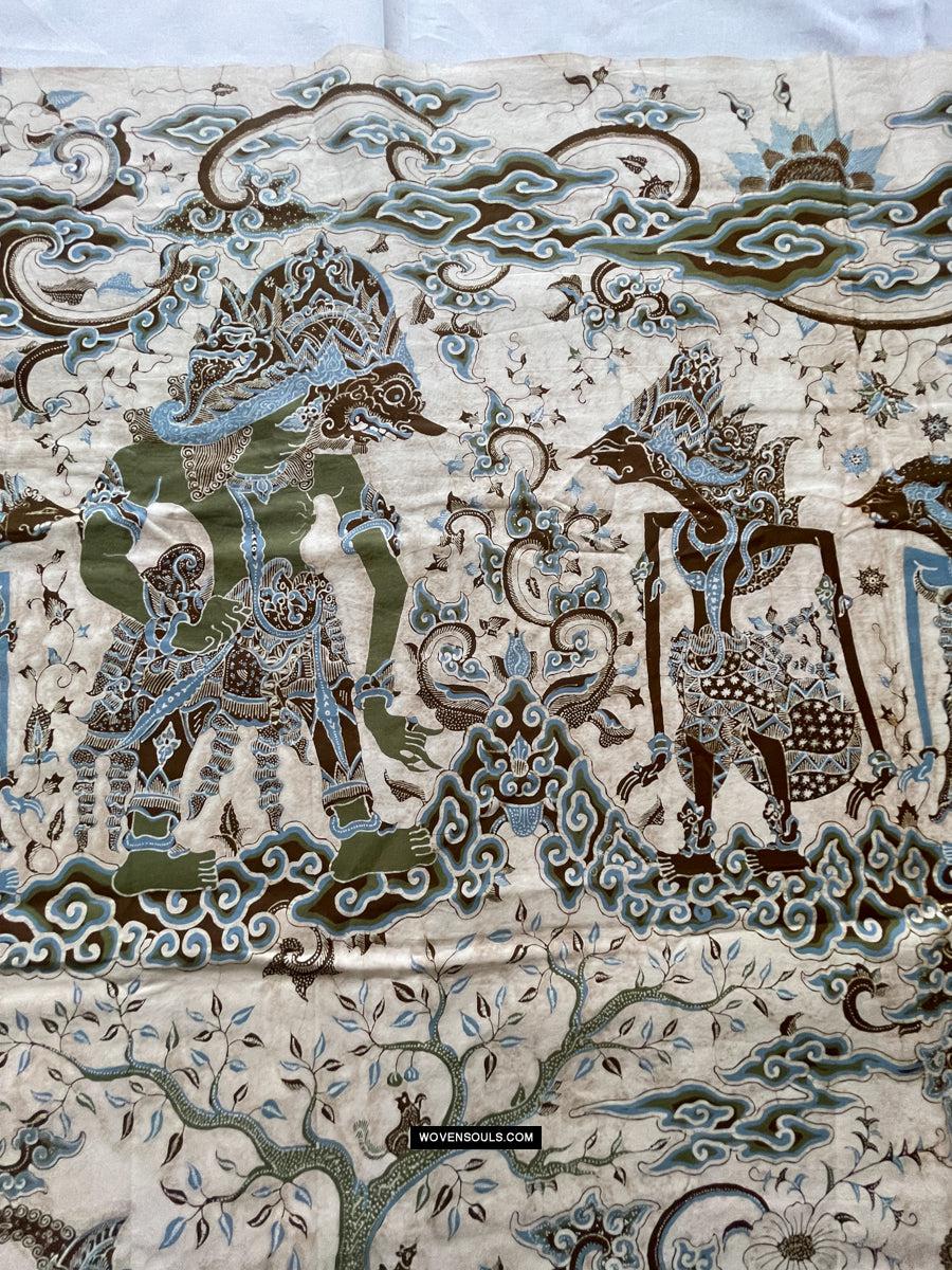 1767 Indonesian Art Wayang Batik Tulis