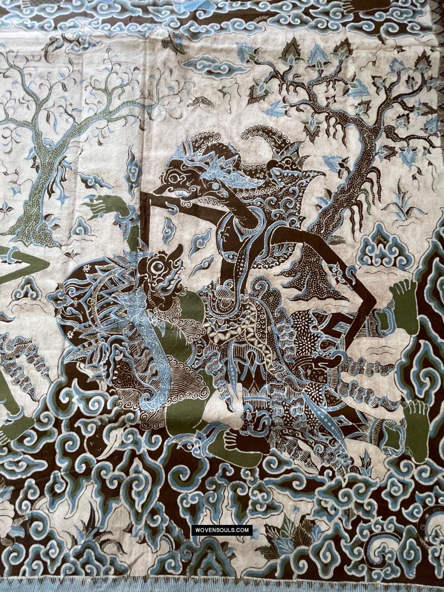 1767 Indonesian Art Wayang Batik Tulis