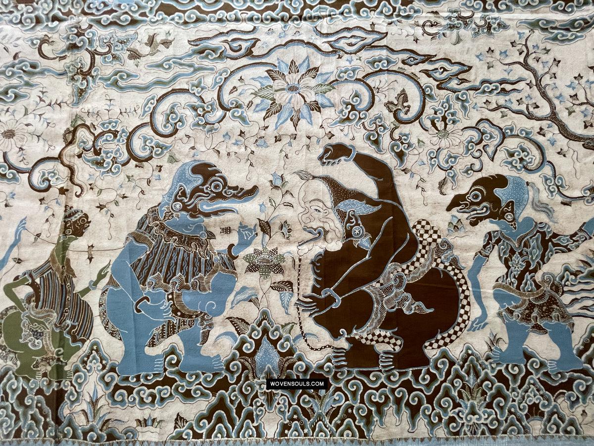 1767 Indonesian Art Wayang Batik Tulis