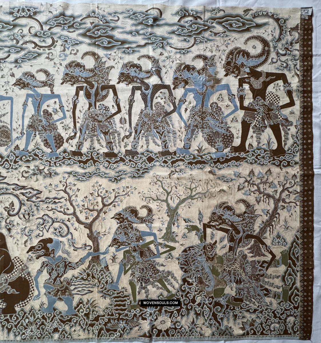 1767 Indonesian Art Wayang Batik Tulis