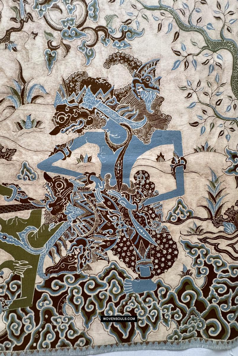 1767 Indonesian Art Wayang Batik Tulis