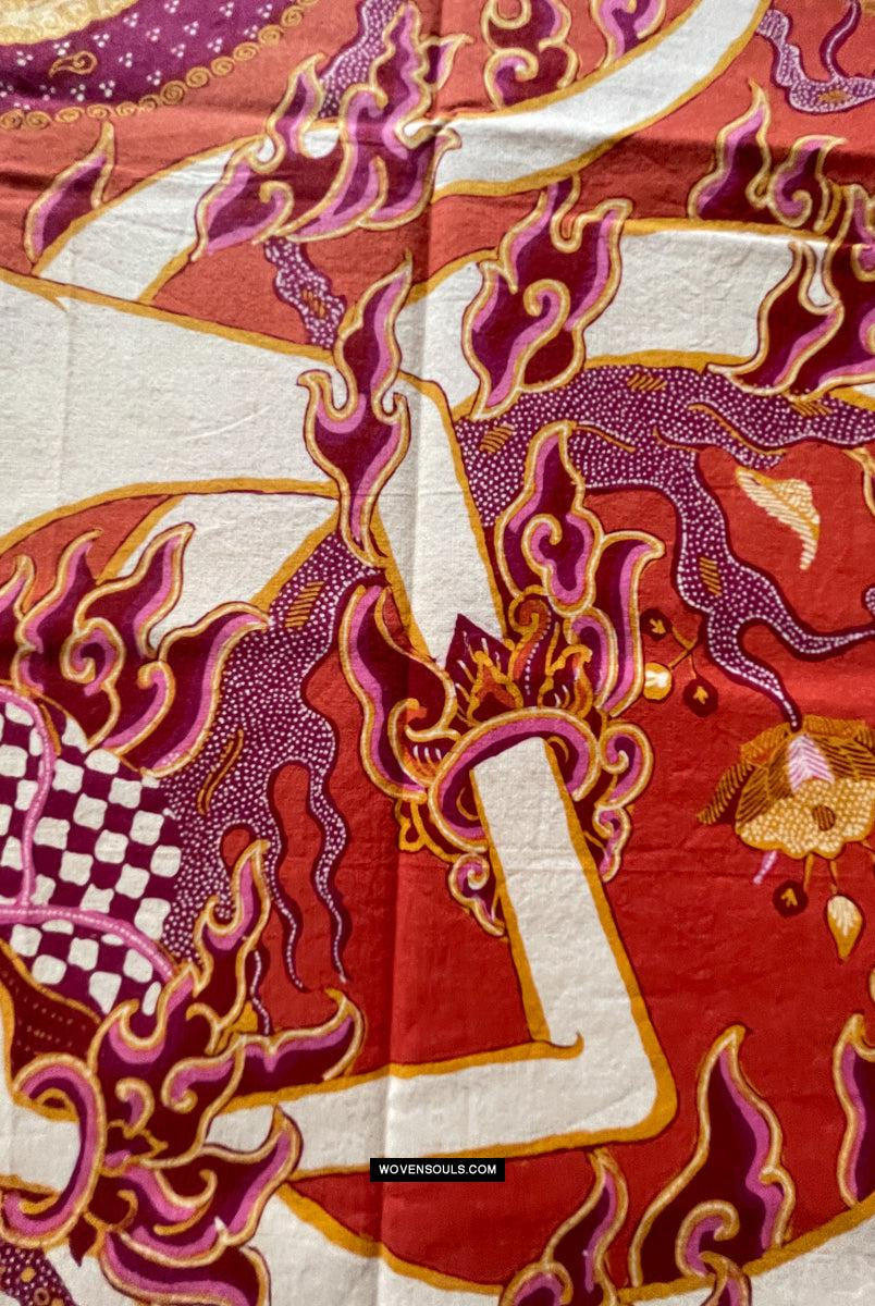 1770 VERKAUFT Indonesische Art Wayang Batik Tulis