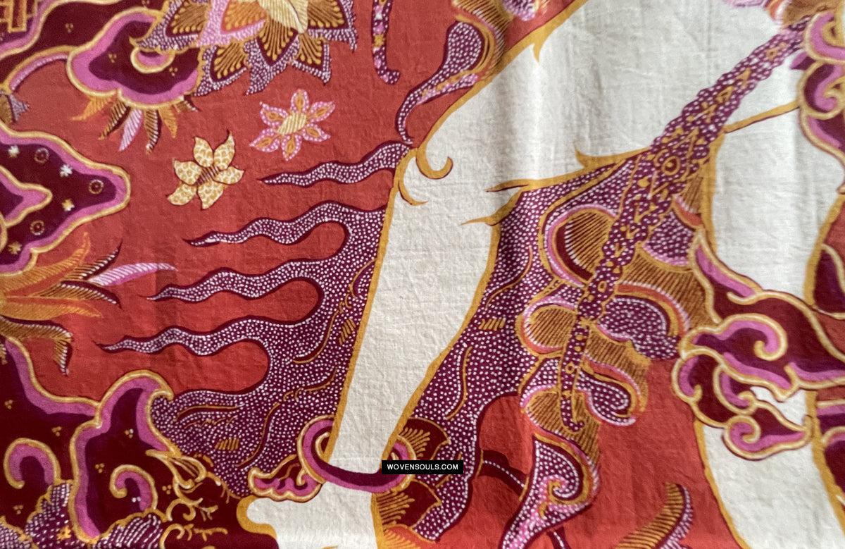 1770 SOLD Indonesian Art Wayang Batik Tulis