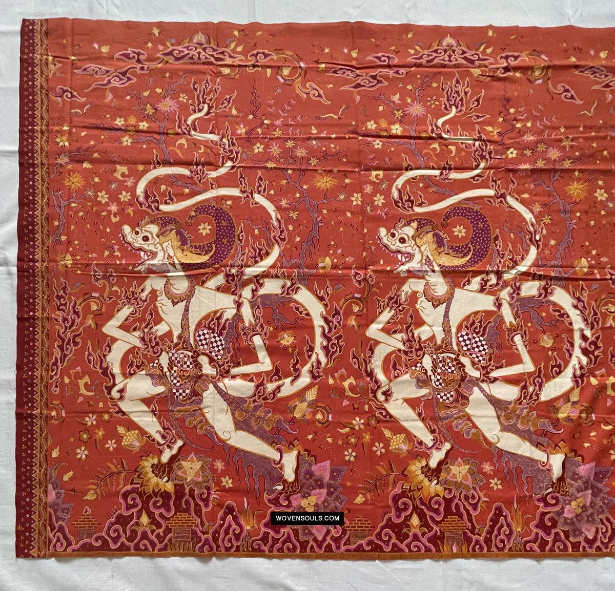 1770 SOLD Indonesian Art Wayang Batik Tulis