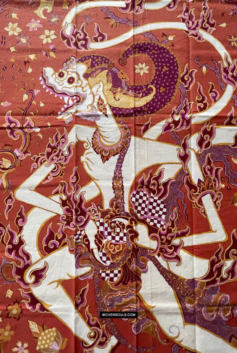 1770 SOLD Indonesian Art Wayang Batik Tulis