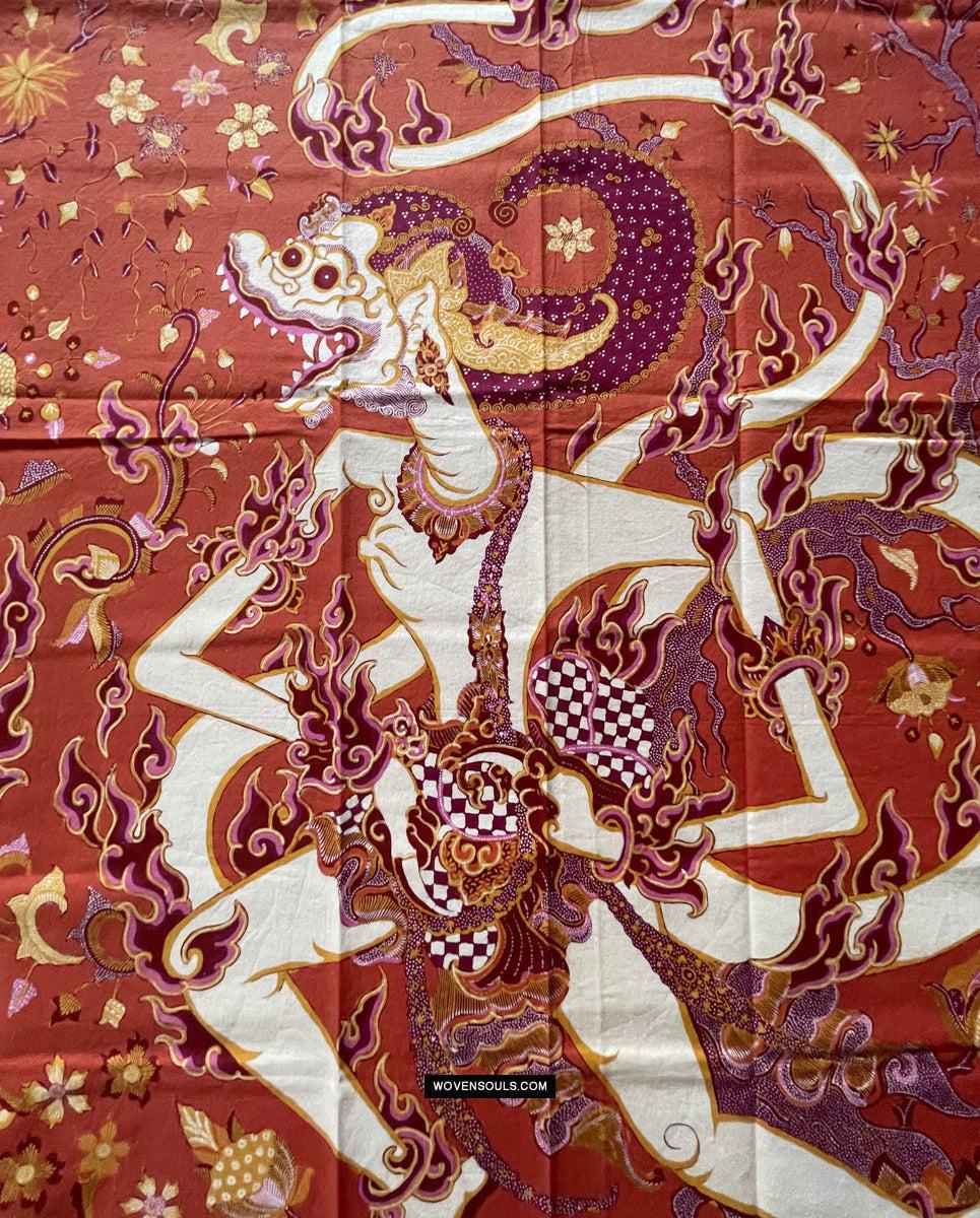 1770 SOLD Indonesian Art Wayang Batik Tulis