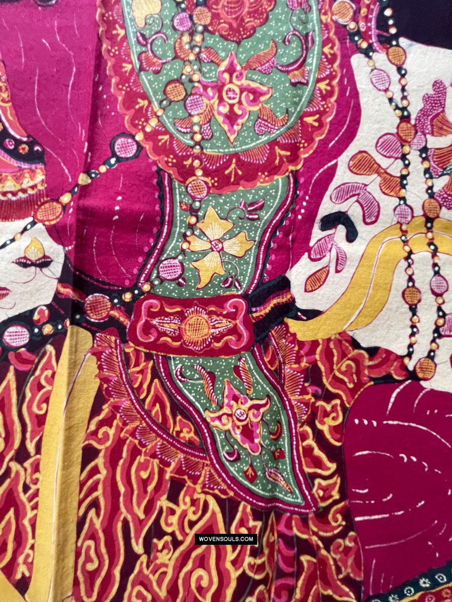 1771 Indonesian Art Wayang Batik Tulis